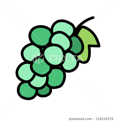 閃耀馬斯喀特向量插圖 閃耀馬斯喀特向量插圖 128558379