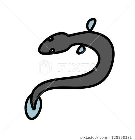 鰻魚向量圖 128558381