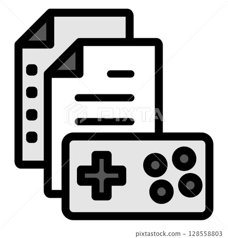 Illustration icon material set: Game sports file 342 Illustration icon material set: Game sports file 342 128558803