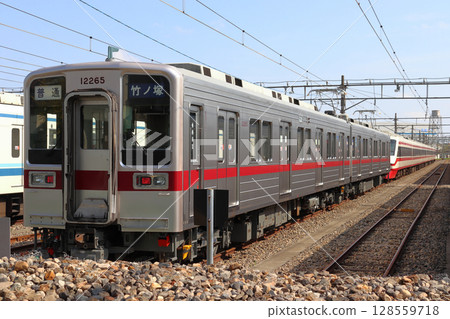 Tobu Isesaki Line at Kasukabe Inspection Zone Tobu Isesaki Line at Kasukabe Inspection Zone 128559718