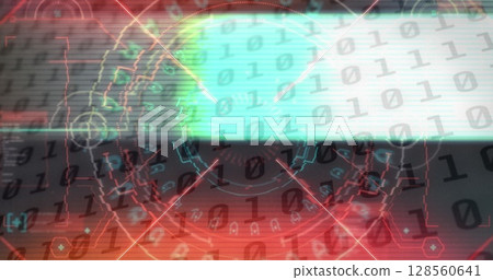 Image of scope scanning and binary coding Image of scope scanning and binary coding 128560641