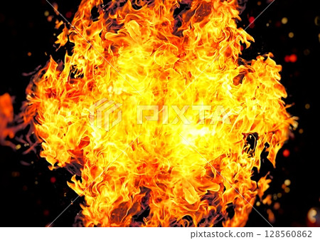 blazing flame texture 128560862