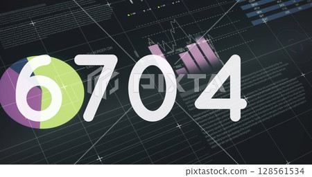 Image of numbers changing over statistics Image of numbers changing over statistics 128561534