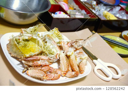 大閘蟹盛盤 128562242