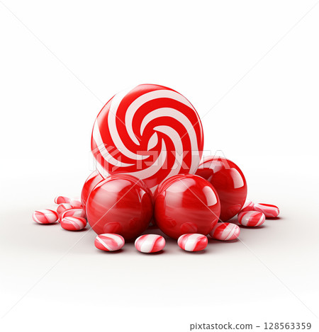 Sweets, candy on white background Sweets, candy on white background 128563359