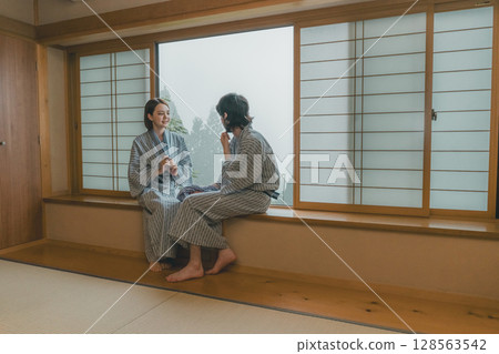 ryokan, japanese inn, Hotspring 128563542