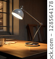Work desk in warm colors 128564178