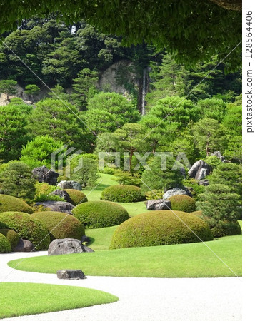Garden with a garden Garden with a garden 128564406