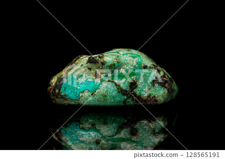 Closeup green turquoise stone 128565191