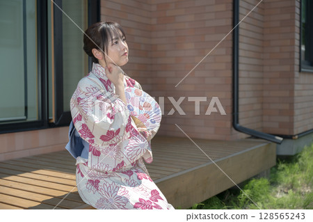 Thinking yukata ladies Thinking yukata ladies 128565243