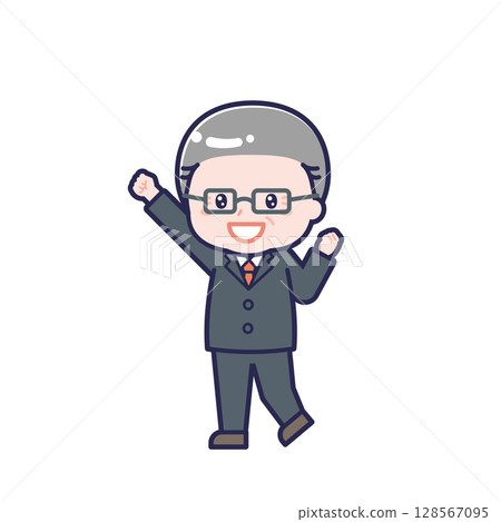 Senior office worker / diagonal / male 06 128567095