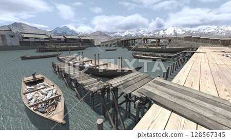 A pier 128567345