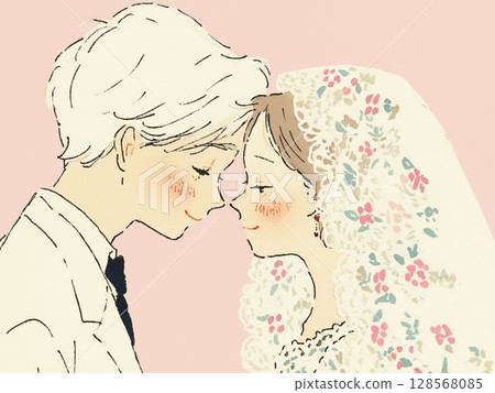 婚禮新娘和新郎 128568085