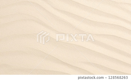 AI image: Wind ripples on the beach 128568263