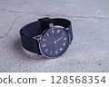 Wrist watch for women on white background 128568354