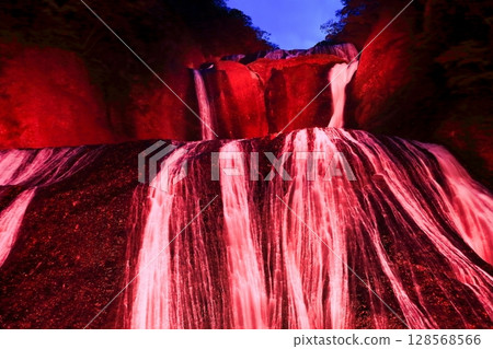 [Ibaraki Prefecture] Illumination of Fukuroda Falls 128568566