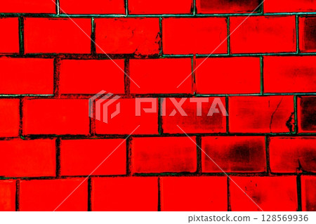 background texture of old cracked ceramic tiles, background in pastel colors. Changed color scheme. background texture of old cracked ceramic tiles, background in pastel colors. Changed color scheme. 128569936