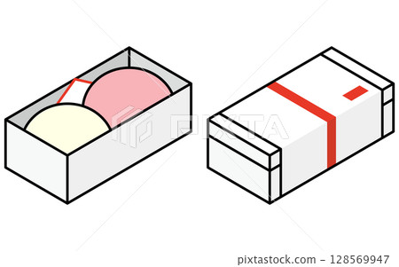 Illustration of red and white bun Illustration of red and white bun 128569947
