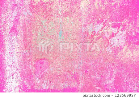 wall texture background with peeling old paint. Changed color scheme. Bright colors. wall texture background with peeling old paint. Changed color scheme. Bright colors. 128569957
