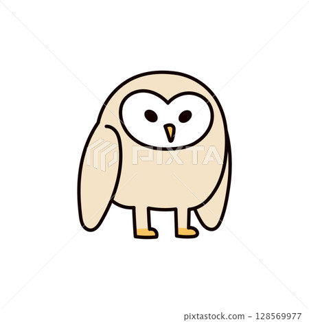 貓頭鷹的插圖 128569977