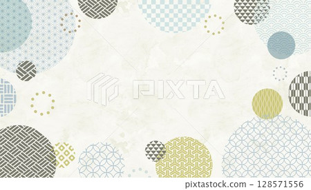 Japanese pattern illustration background, Japanese style frame Japanese pattern illustration background, Japanese style frame 128571556