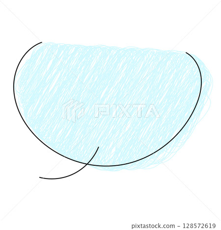 Handwritten speech bubble Handwritten speech bubble 128572619