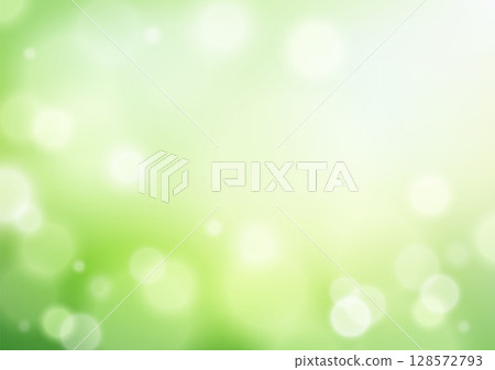 green nature background with soft bokeh lights vibrant spring foliage abstract fresh natural glow perfect for eco design wellness backdrop or seasonal promotional graphics 128572793