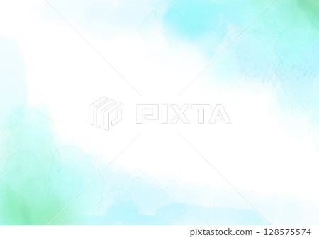 水彩框架藍色 水彩框架藍色 128575574