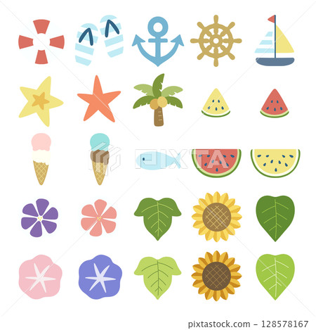 流行夏日單品套裝 流行夏日單品套裝 128578167