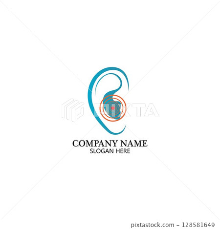 Hearing Logo Template 128581649