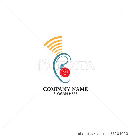 Hearing Logo Template Hearing Logo Template 128581650