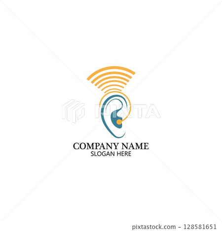 Hearing Logo Template Hearing Logo Template 128581651