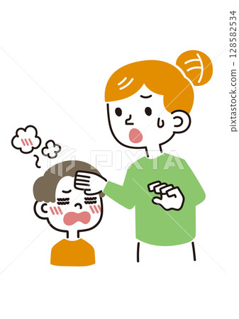 Mother notices heat stroke 128582534