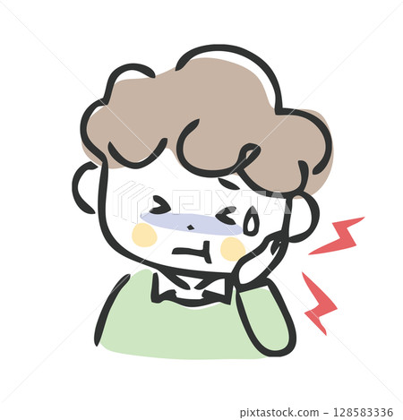 Child with tooth decay Child with tooth decay 128583336