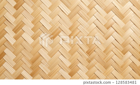 AI Image: Woven bamboo background material AI Image: Woven bamboo background material 128583481