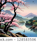Japanese landscape 128583506