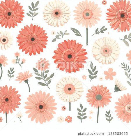 溫柔的非洲菊 128583655