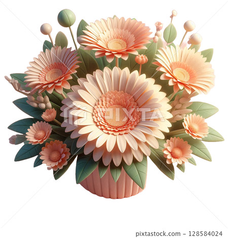 一朵溫柔綻放的療癒之花 一朵溫柔綻放的療癒之花 128584024