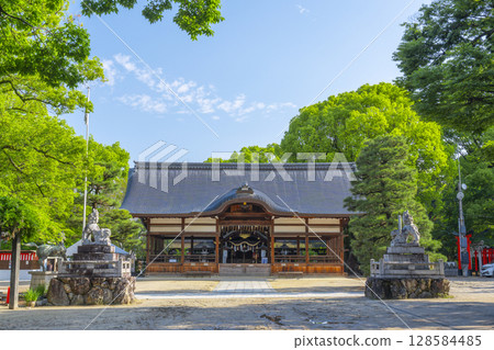夏季京都藤森神社拜殿 夏季京都藤森神社拜殿 128584485