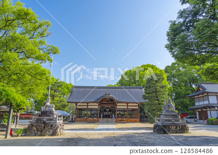 夏季京都藤森神社拜殿 夏季京都藤森神社拜殿 128584486