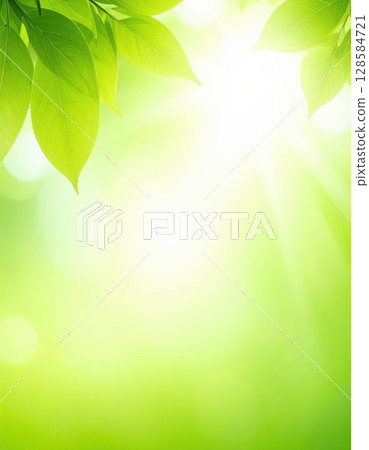 AI Image: Background material of fresh greenery 128584721