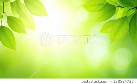 AI Image: Background material of fresh greenery AI Image: Background material of fresh greenery 128584725