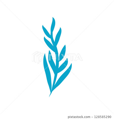 Wild and garden flowers, leaves. Modern vector botanical illustrations in trendy bright colors on white background. hand drawn floral design elements Wild and garden flowers, leaves. Modern vector botanical illustrations in trendy bright colors on white background. hand drawn floral design elements 128585290