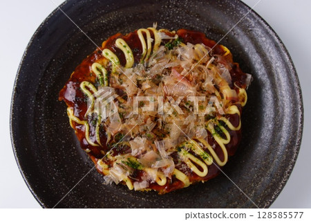 豬肉球okonomiyaki 128585577