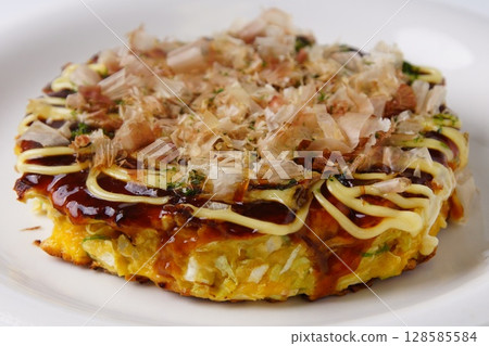 Pork ball okonomiyaki Pork ball okonomiyaki 128585584
