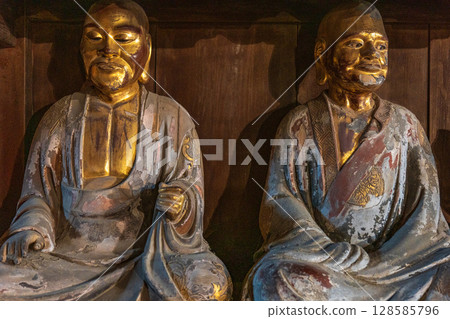 500 Arhats in the Arhat Hall of Hoonji Temple, Iwate 128585796