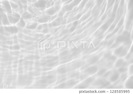Abstract white transparent water shadow surface texture natural ripple background Abstract white transparent water shadow surface texture natural ripple background 128585995