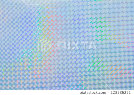 Holographic rainbow foil iridescent texture abstract hologram background 128586251