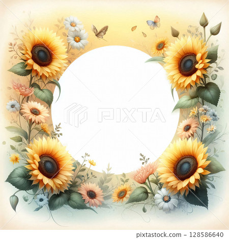 Cool summer background material 128586640