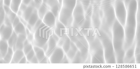 Abstract white transparent water shadow surface texture natural ripple background Abstract white transparent water shadow surface texture natural ripple background 128586651